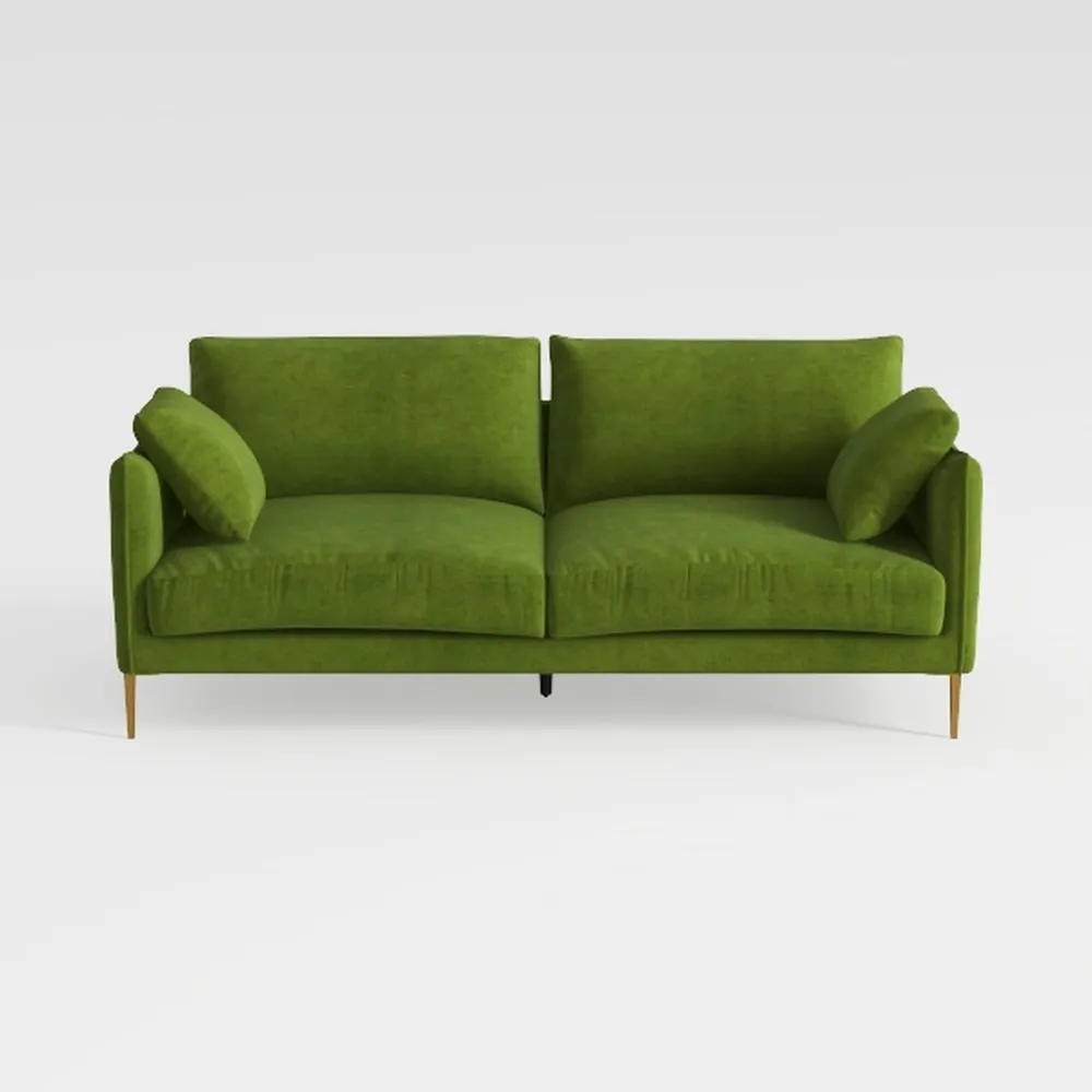 Best Choice Products 77" Mid Century Modern Velvet