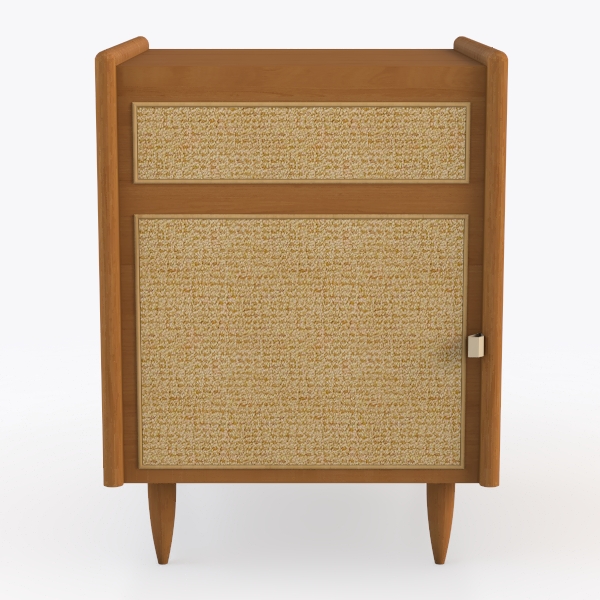 Baxton Studio Maclean Mid-Century Modern Rattan