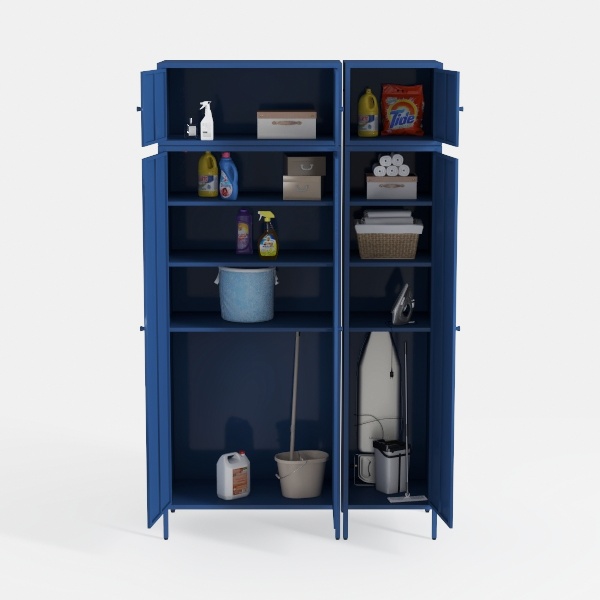 INTERGREAT Storage Cabinet,72”H Garage Steel