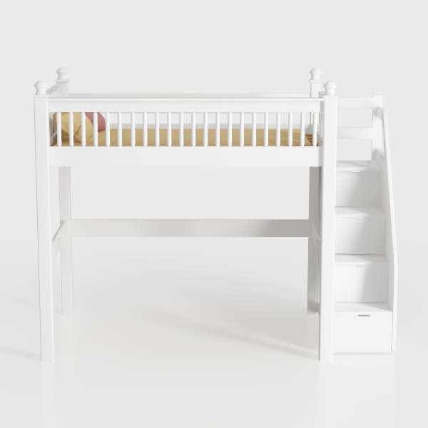 Pemberly Row Modern/Contemporary Wood Full Loft Be