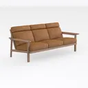 Pemberly Row Set of 3 Sofa Sets - 2 Upholstered Right 45 Degree View