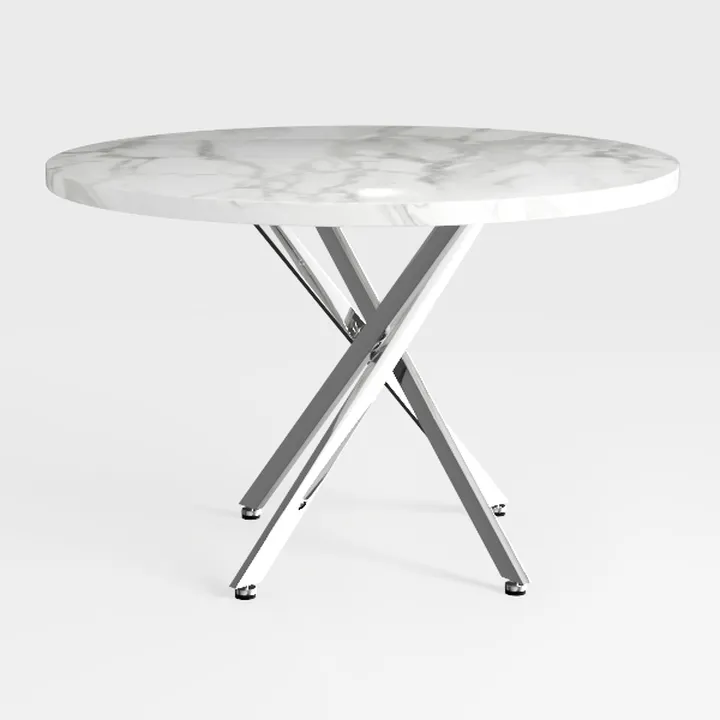 FurnitureR 31.5-Inch Round Dining Table for 2-4