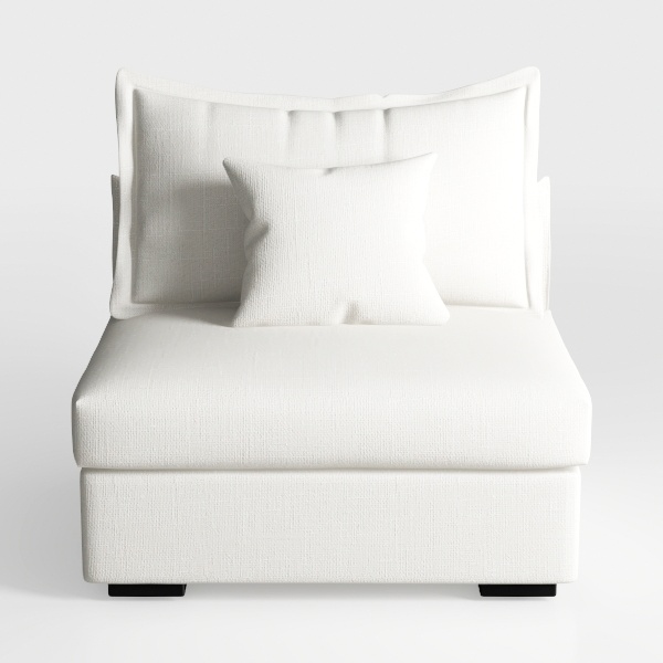 Chenille Single Sofa Couch,Comfy Oversized Accent