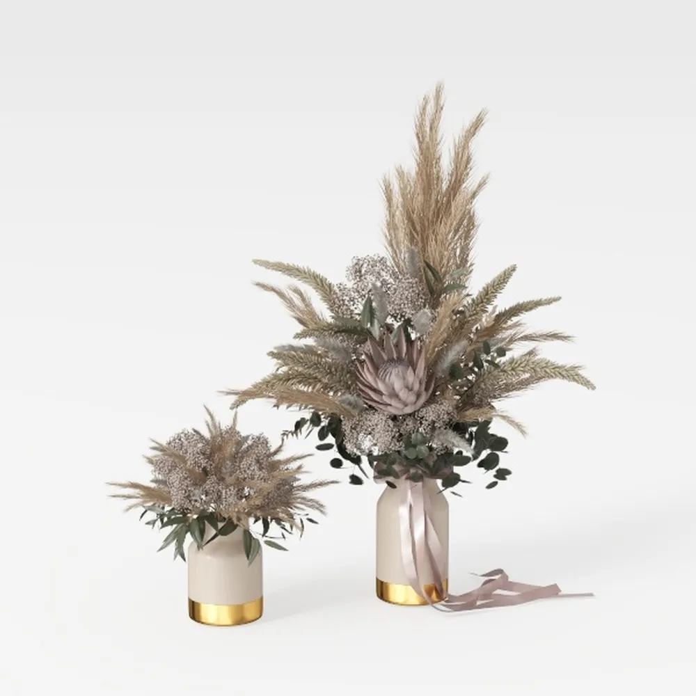 9.5 Inch Rustic Ceramic Farmhouse Flower Large