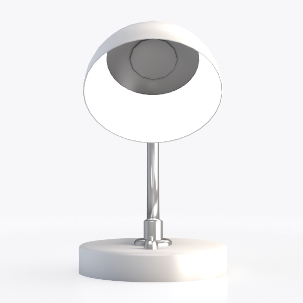 Kaiser idell small table lamp white