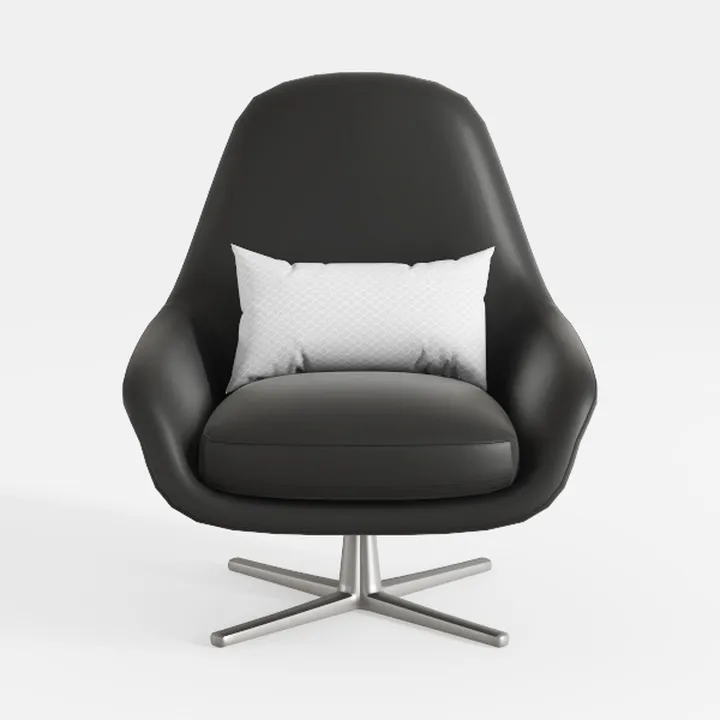 Ergonomic Swivel Desk Chair Velvet Upholstered Com