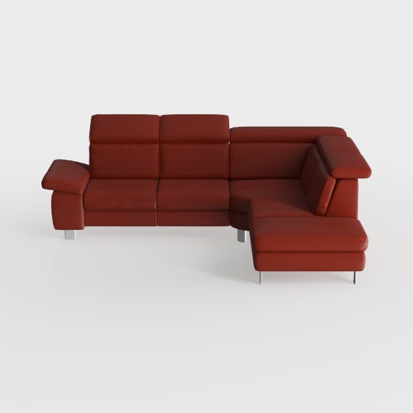 Valencia Elodie Leather Reclining Sectional Sofa, 