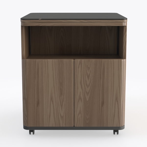 Pipishell Modern Nightstand with Charging Station