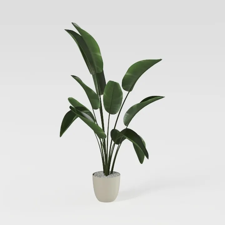 Bird of Paradise Plant Artificial 5ft,Faux Plants