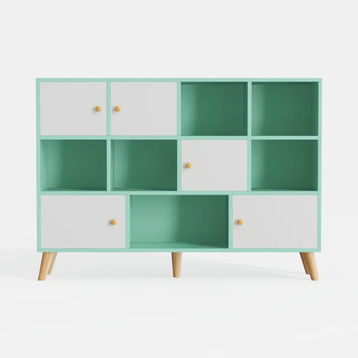 IOTXY Wooden Open Shelf Bookcase - 3-Tier Floor