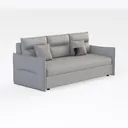 86 INCH Reversible Sleeper Sectional Sofa with Right 45 Degree View
