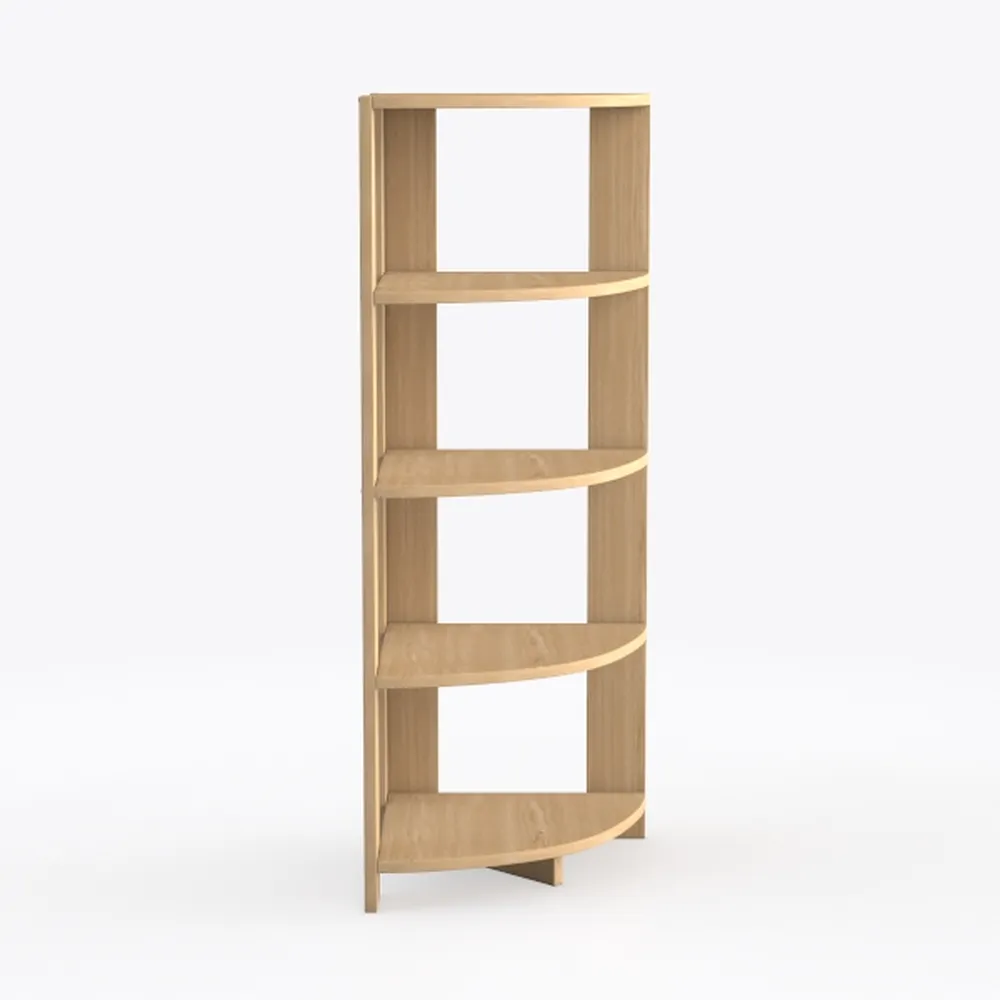 Rotating Bookshelf, 4 Tier Swivel Bookcase Wood