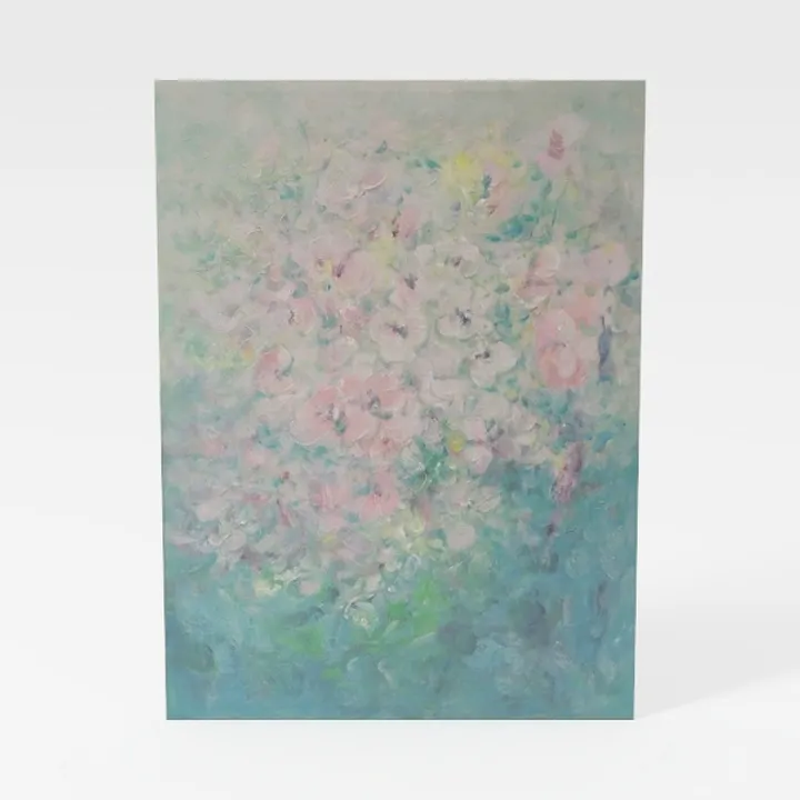 BHSUUHIT 3 Pcs Beach Flower Wall Art Ocean Flower 