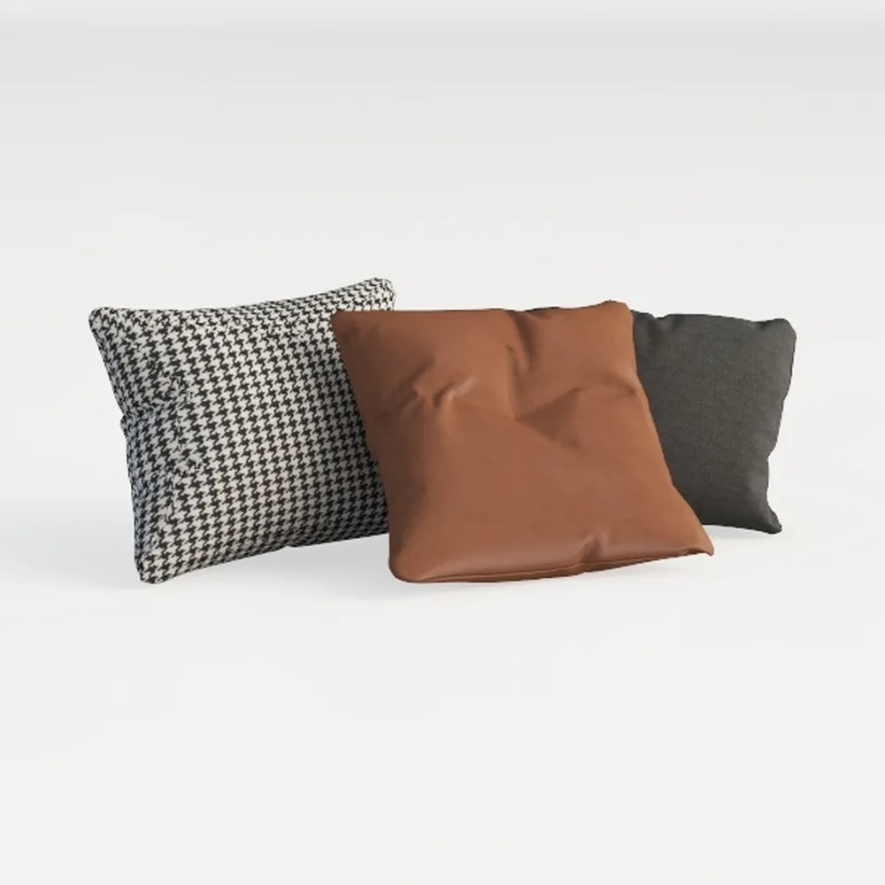 Outdoor Throw Pillow Cover Orange Black Striped