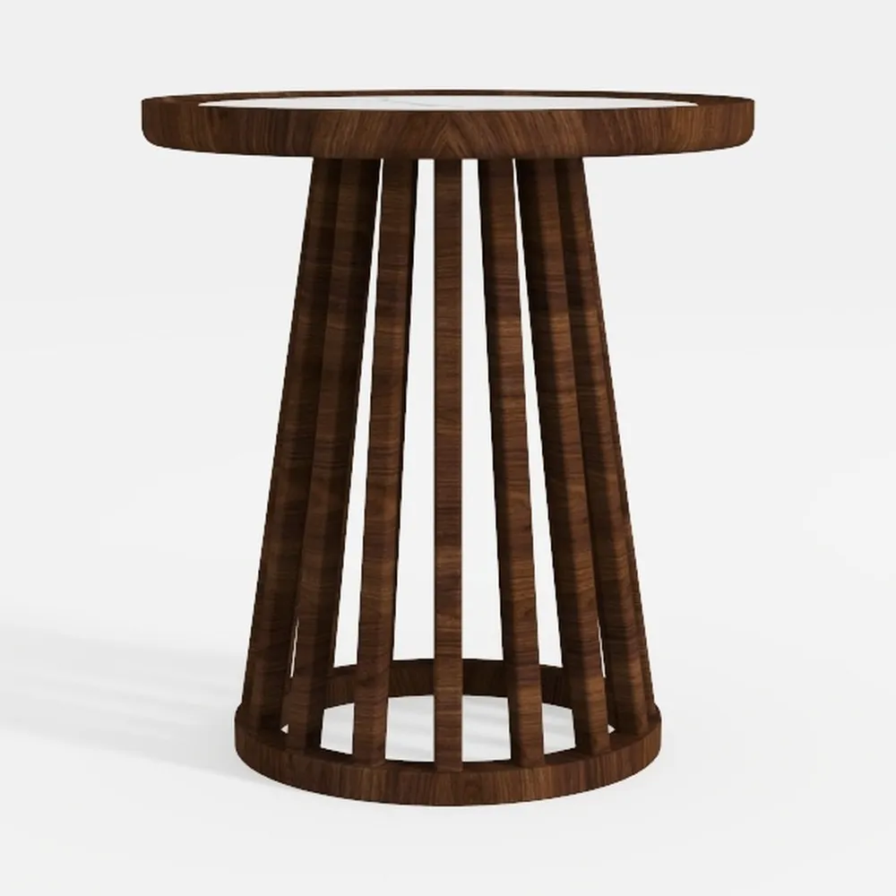 Tribesigns 31.5" Round Coffee Table, Farmhouse Cir