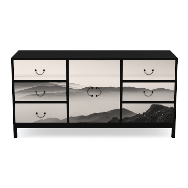 WLIVE Dresser for Bedroom with 5 Drawers, Wide
