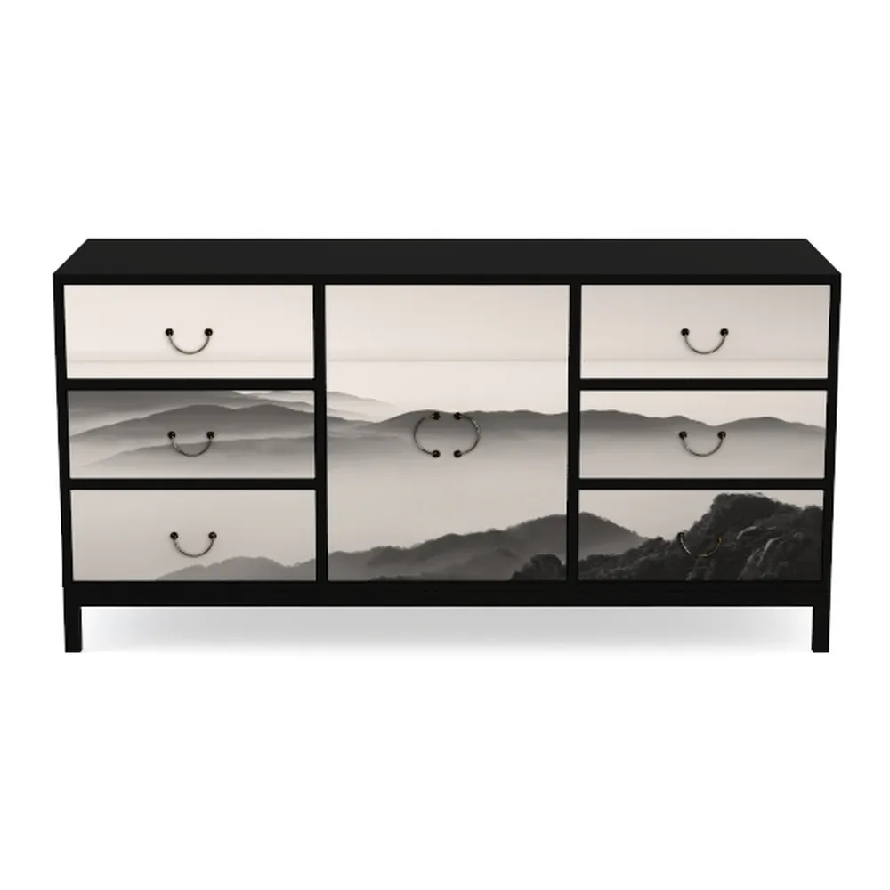 WLIVE Dresser for Bedroom with 5 Drawers, Wide