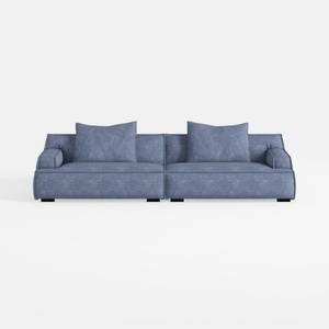 Oversized L-Shaped Modular Sectional Sofa with
