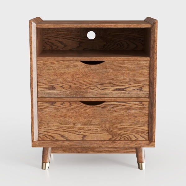 Nightstand Nightstand Nightstand with 2 Drawers