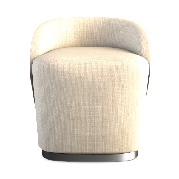 CHITA Swivel Barrel Chair, FSC Certified Comfy Uph