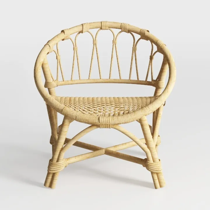 bali & pari Varick Modern Bohemian Natural Rattan