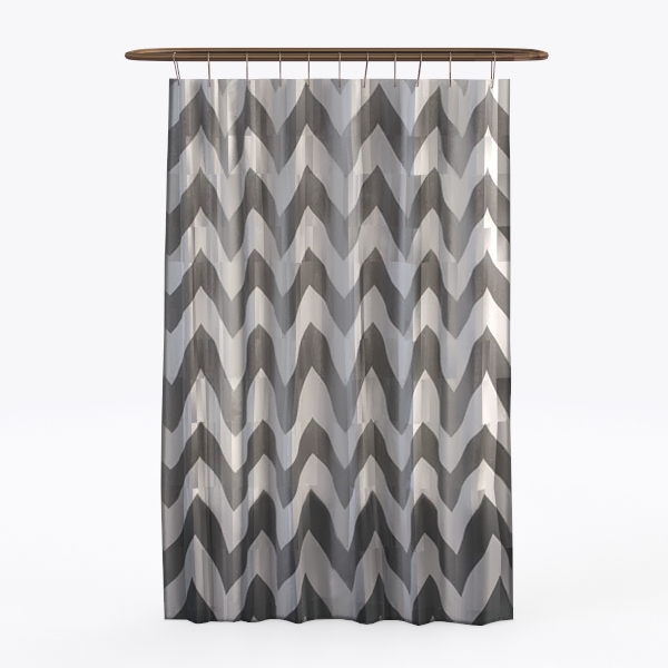 Zigzag Shower Curtain