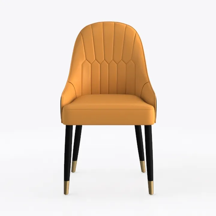 LEIYTFE Accent Chair High Chair Leather Dining