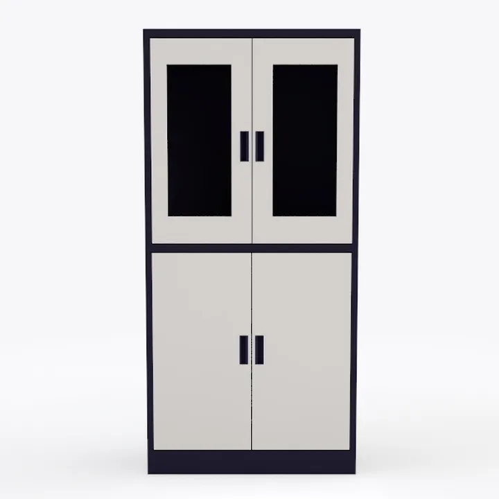 MIIIKO Steel Storage Cabinet with 4 Doors