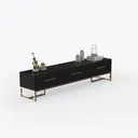 TV cabinet-Modern Opulence Right 45 Degree View