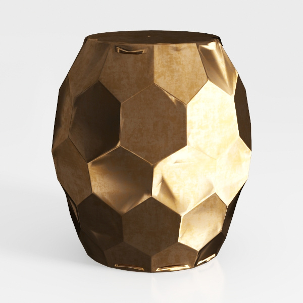 side table-Metallic Home