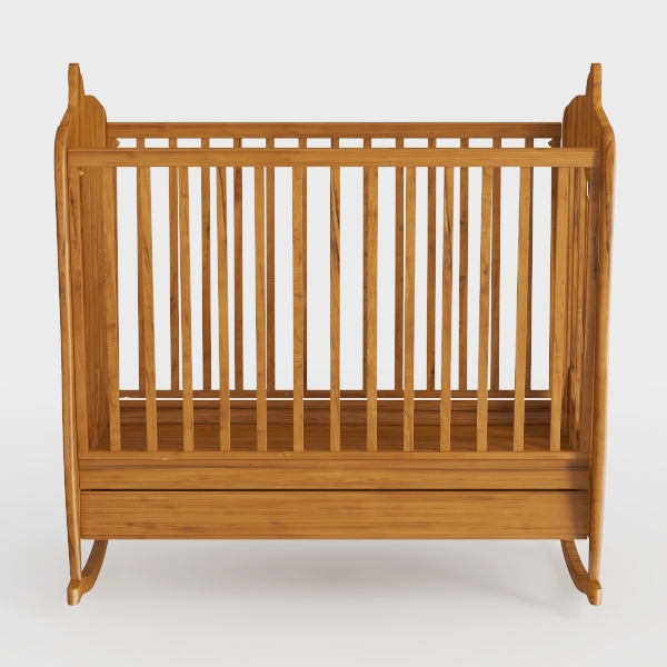 Piper 4-in-1 Natural Convertible Mini Crib