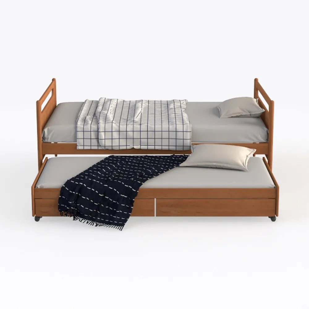 Camaflexi Mid-Century Daybed, Twin, Castanho