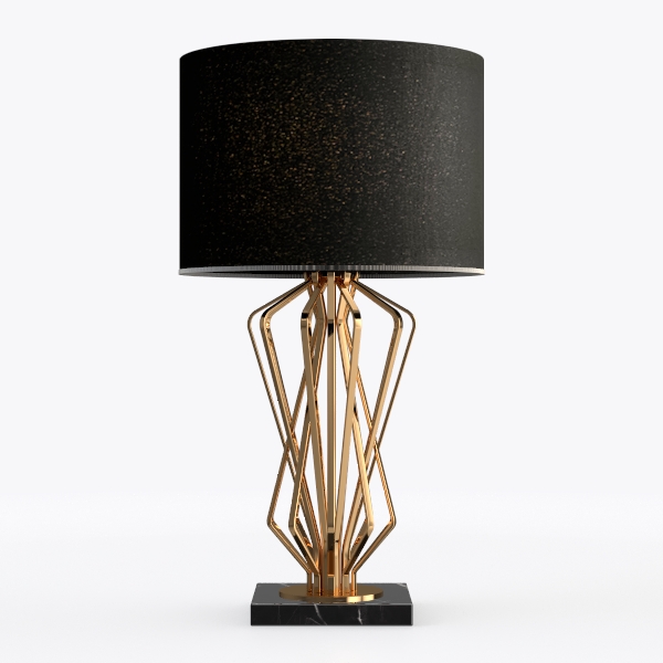 Tiffany Banker Lamp Small Stained Glass Table Lamp