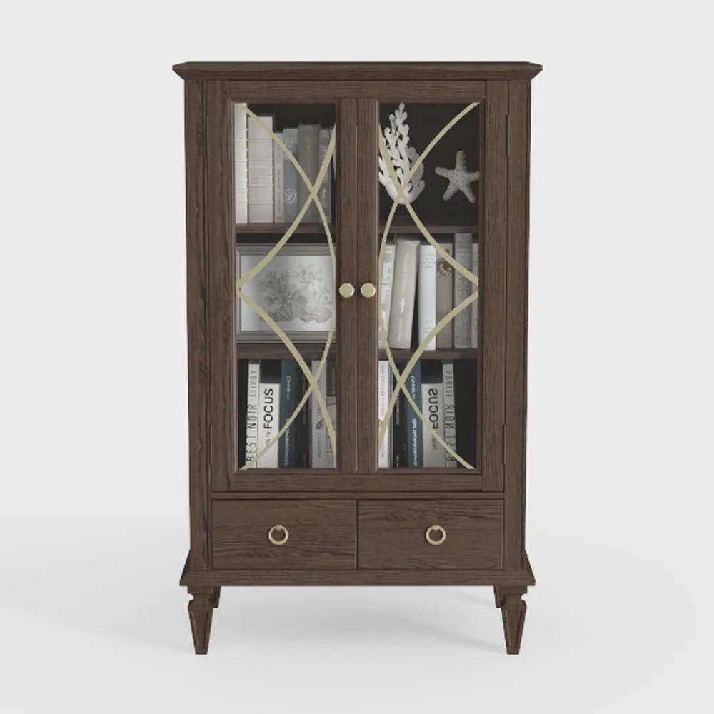 AMERLIFE 2 Pcs Farmhouse Kitchen Pantry Cabinet