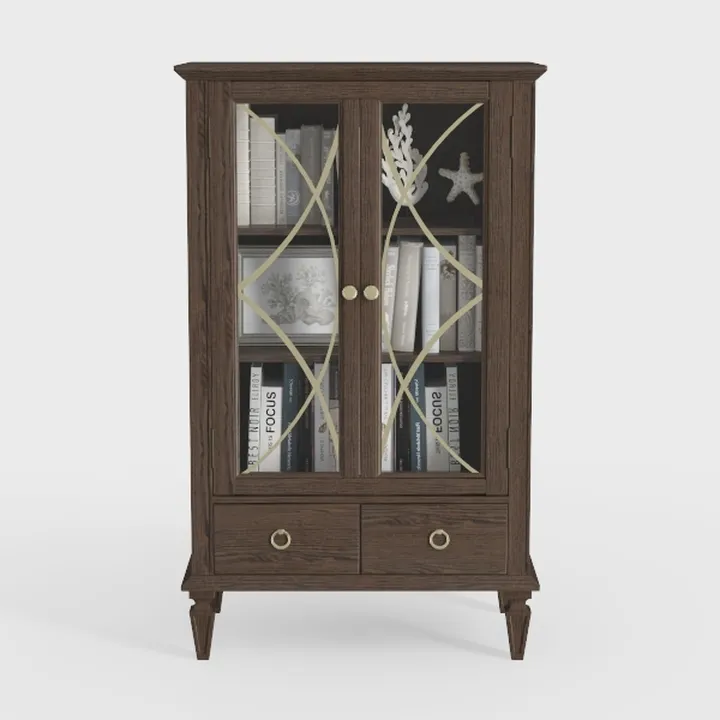 AMERLIFE 2 Pcs Farmhouse Kitchen Pantry Cabinet