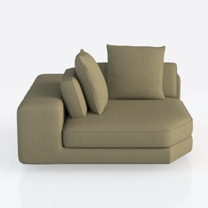Modern Sofa Couch L-Shaped Sofas, Convertible Slee