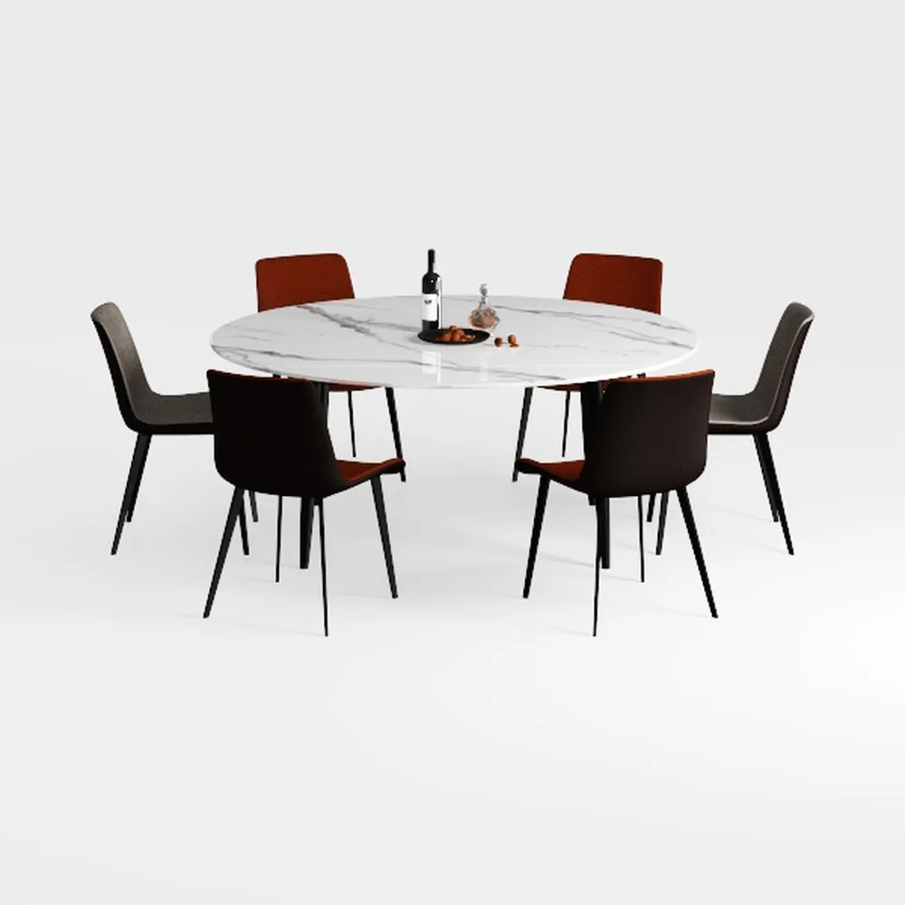 Upholstered Dining Chairs Set of 4, Modern Kitchen