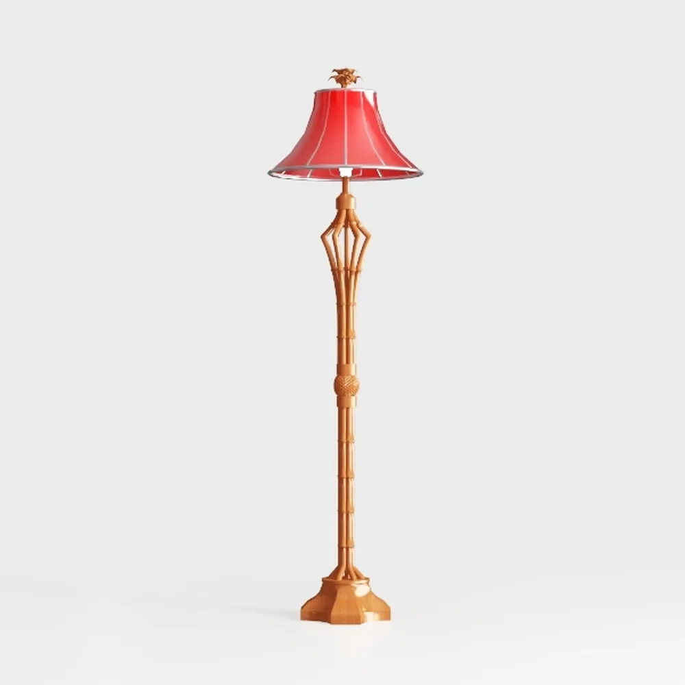 WERFACTORY Tiffany Lamp Yellow Hexagon Stained