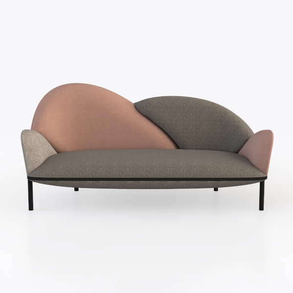 Modern Conversation Sofa Set – Breathable Velvet U