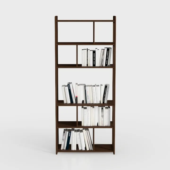 LITTLE TREE 69.9" Vintage Bookshelf, 5-Tier Tall