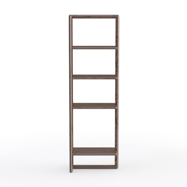 Melissa Mid-Century Bookcase, Walnut by Linon