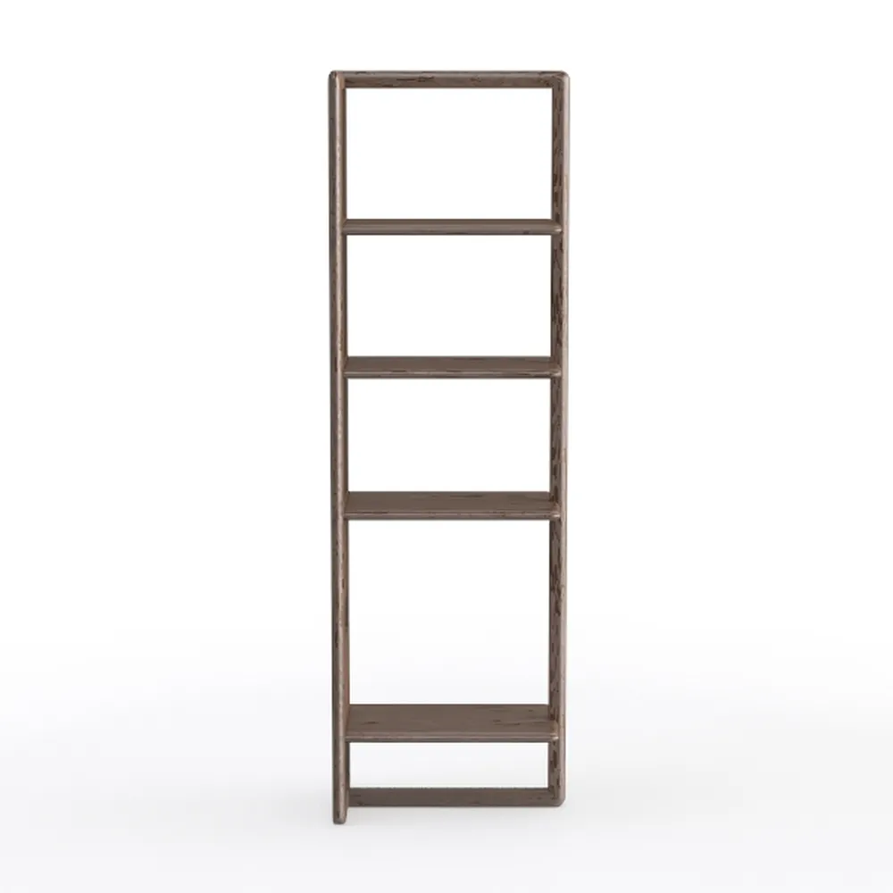 Melissa Mid-Century Bookcase, Walnut by Linon