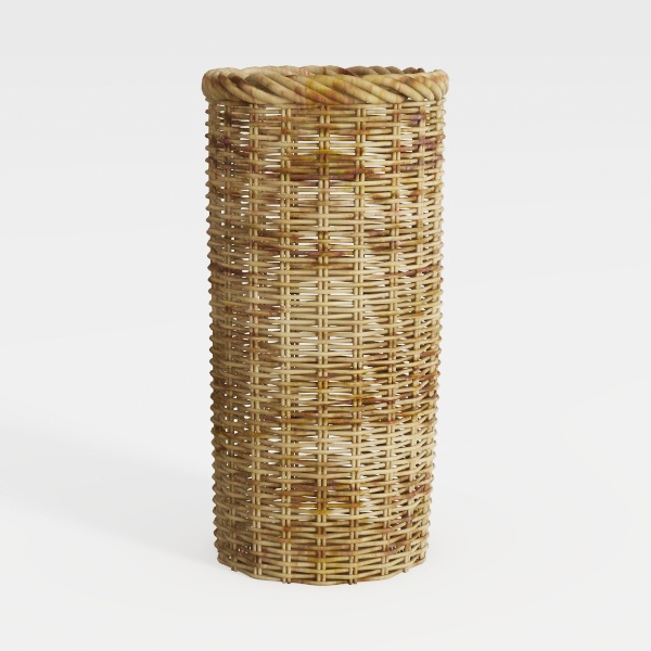 Basket Vase for Tulips Rattan Flower Bottle Decor Long Vase Household Tall Wicker Small