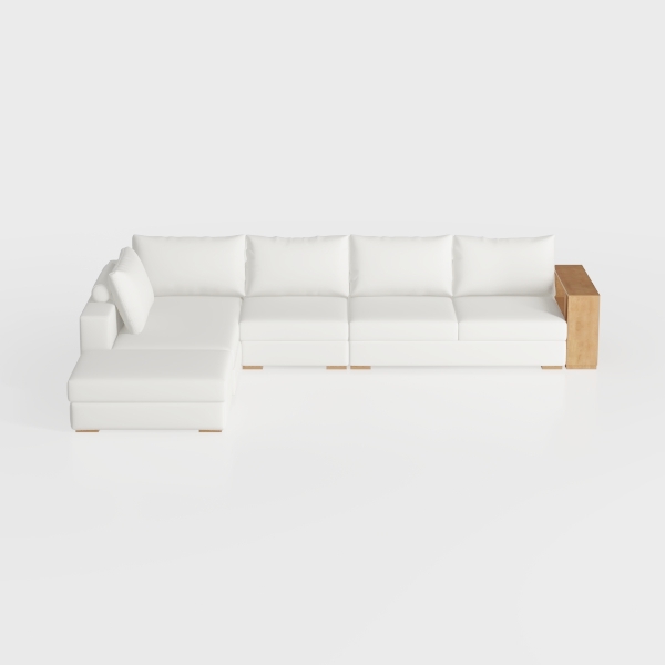 Vesgantti 142" Cloud Couch Sectional Modular Sofa