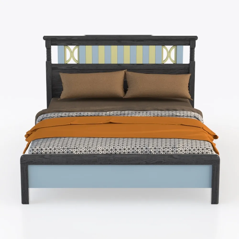 Queen Bed Frame with Headboard, Metal Platform Bed