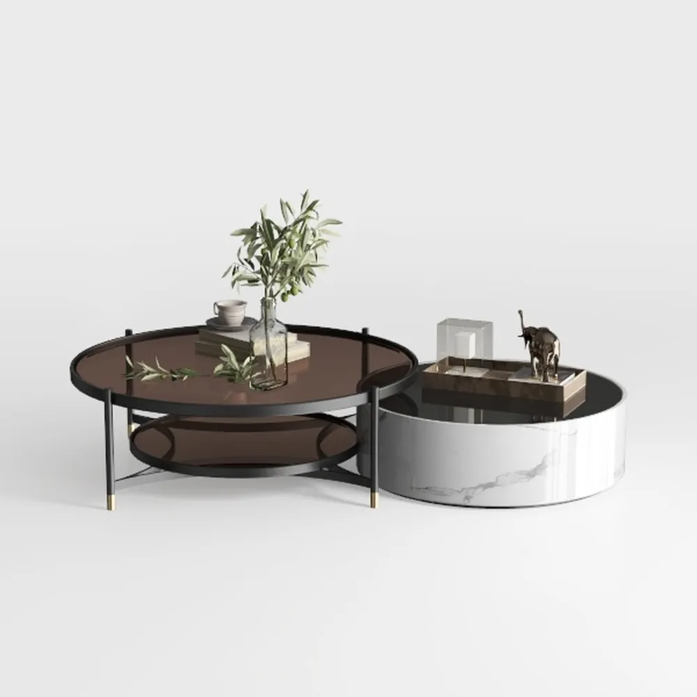 Carbantheon Modern Nappa Leather Modular Sectional