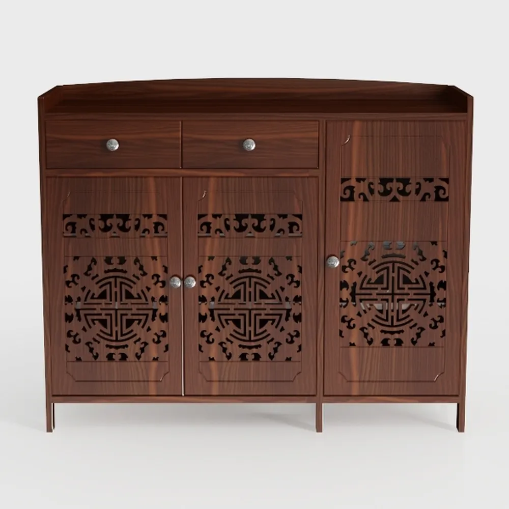 ARTPOWER Accent Cabinet with 2 Doors, Vintage