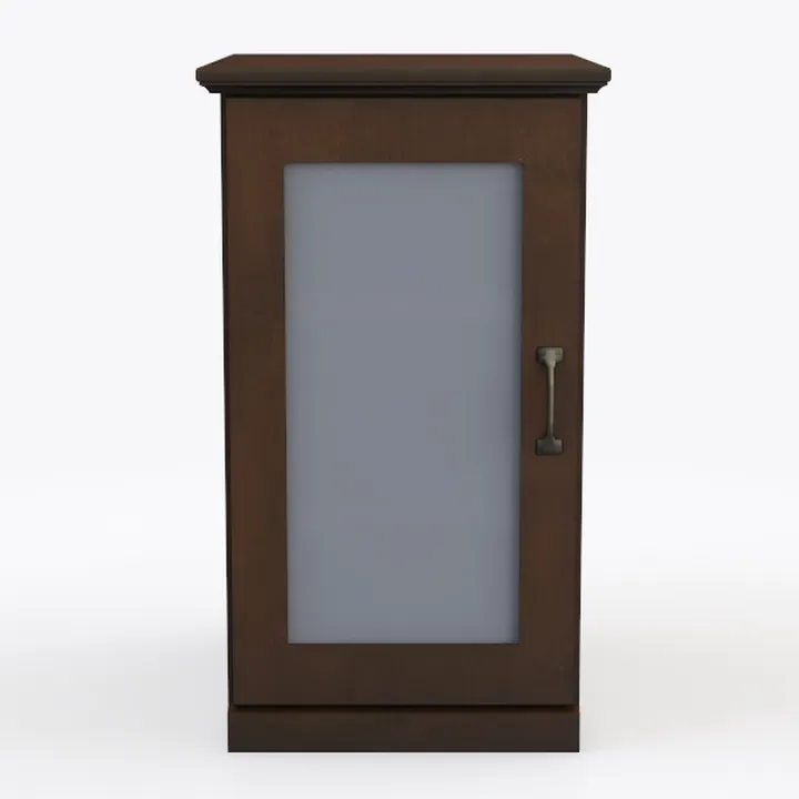 Glass Door Pedestal