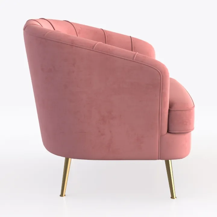 Bonzy Home Swivel Barrel Chair Set of 2, Modern