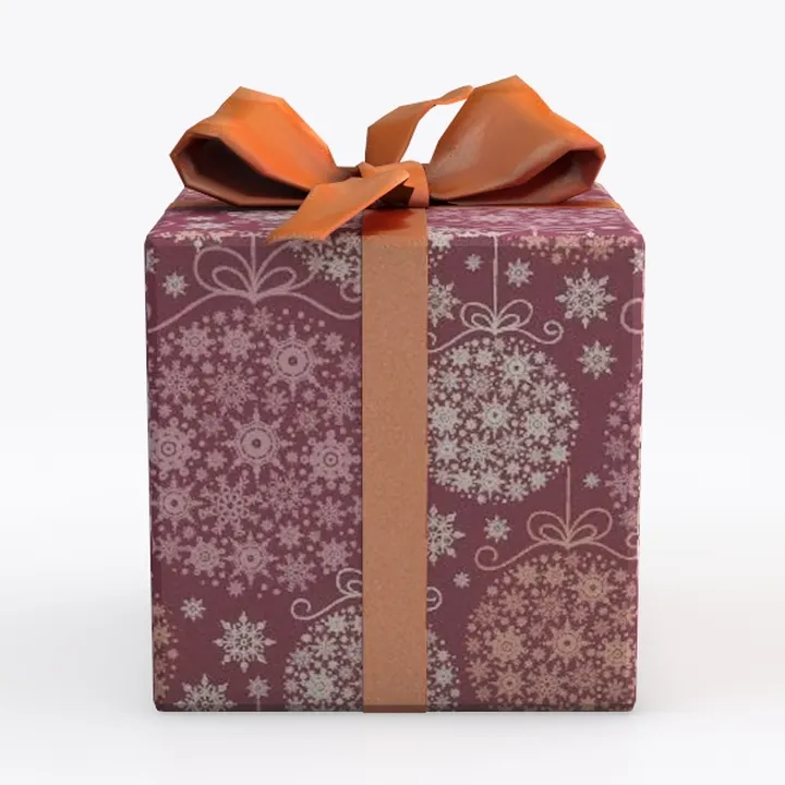 Gift wrapped box